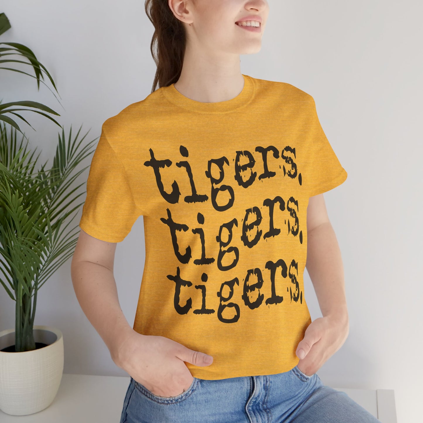 Tigers, Stacked, Tshirt, Unisex, Period, LSU
