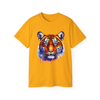 LSU Gold Day, Colorful Tiger Head Football Tee, Cute Football T-Shirt, Gift for Sports Lovers, Unique Football Apparel, Casual Everyday Wear