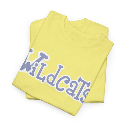 Blue Wildcats Unisex Tee, Cute Cotton Shirt, School Spirit Apparel