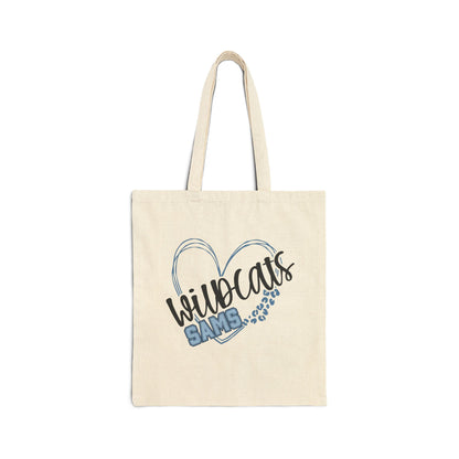 SAMS Wildcats Tote Bag, Eco-Friendly Shopping Bag, Custom Canvas Bag, School Spirit Tote, Gift for Teachers