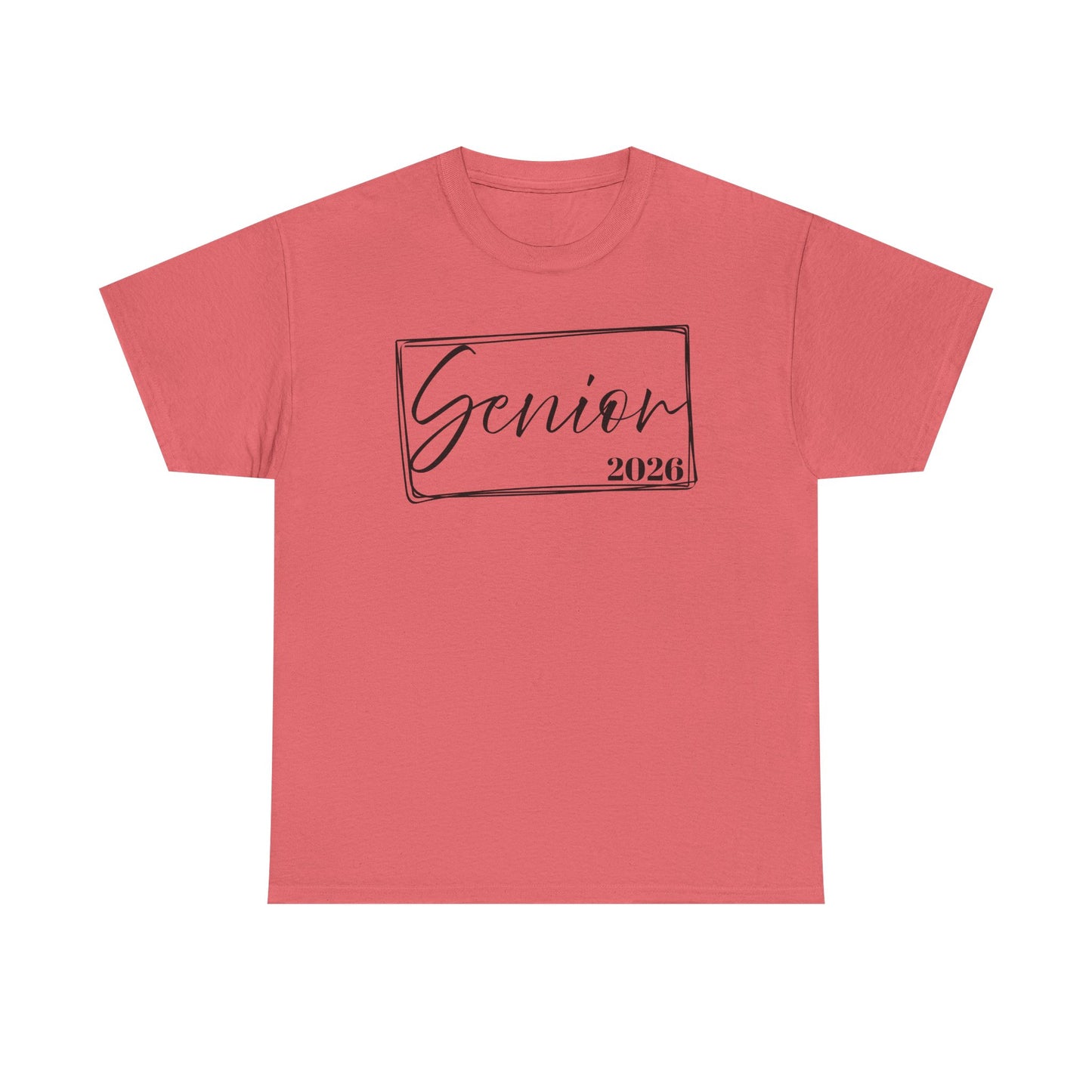 Senior 2026 Unisex Heavy Cotton Tee, Back to School Shirt, Teacher Gift, Kids Clothing, Classroom Style, Educational Apparel