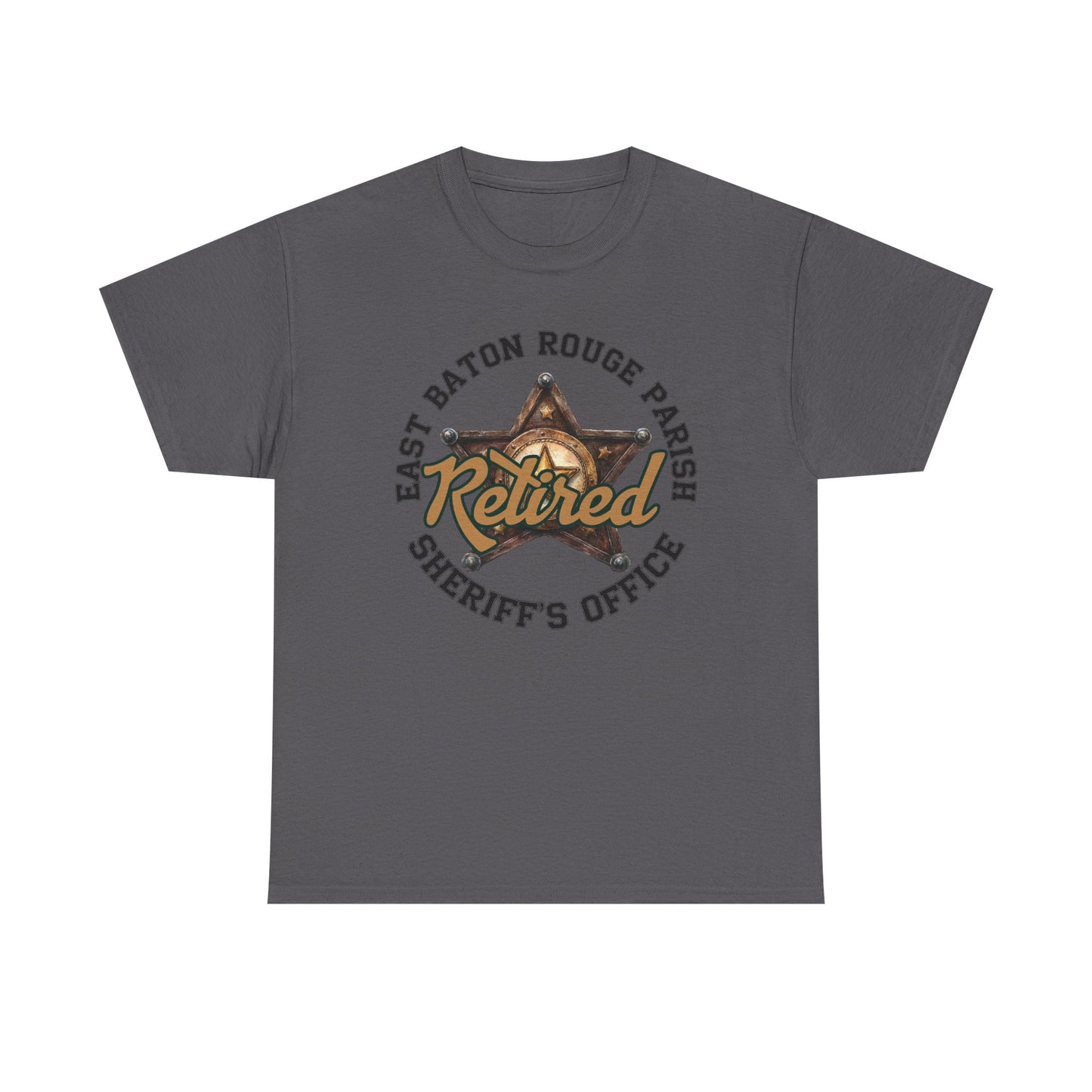EBRSO Retired Sheriff Heavy Cotton Tee, Unisex Tee, Law Enforcement Gift, Retirement Celebration T-shirt
