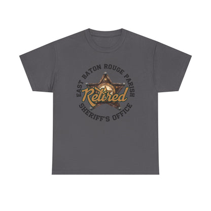 EBRSO Retired Sheriff Heavy Cotton Tee, Unisex Tee, Law Enforcement Gift, Retirement Celebration T-shirt