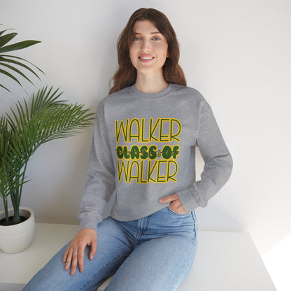 Copy of Copy of Class of 26 Crewneck Sweatshirt, Walker, Louisiana, Wildcats, Stacked Walker