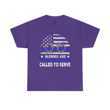 Blessed are those who are called to serve, first responder, Graphic Tee, T-Shirt, Unisex Humor Shirt, Gifts for Friends, Casual Wear, law enforcement