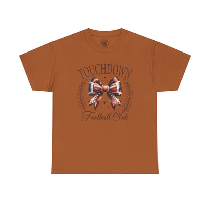 Touchdown Football Club Unisex Cotton Tee - Perfect for Game Day, Sports Fans, Gifts for Coaches, Tailgating, Football Season