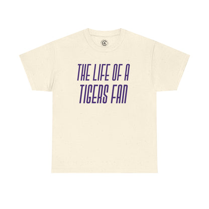 The life of a Tiger Fan  Unisex Heavy Cotton T-Shirt Music Lover Shirt, TS12 12 Swiftie, lsu. tigers