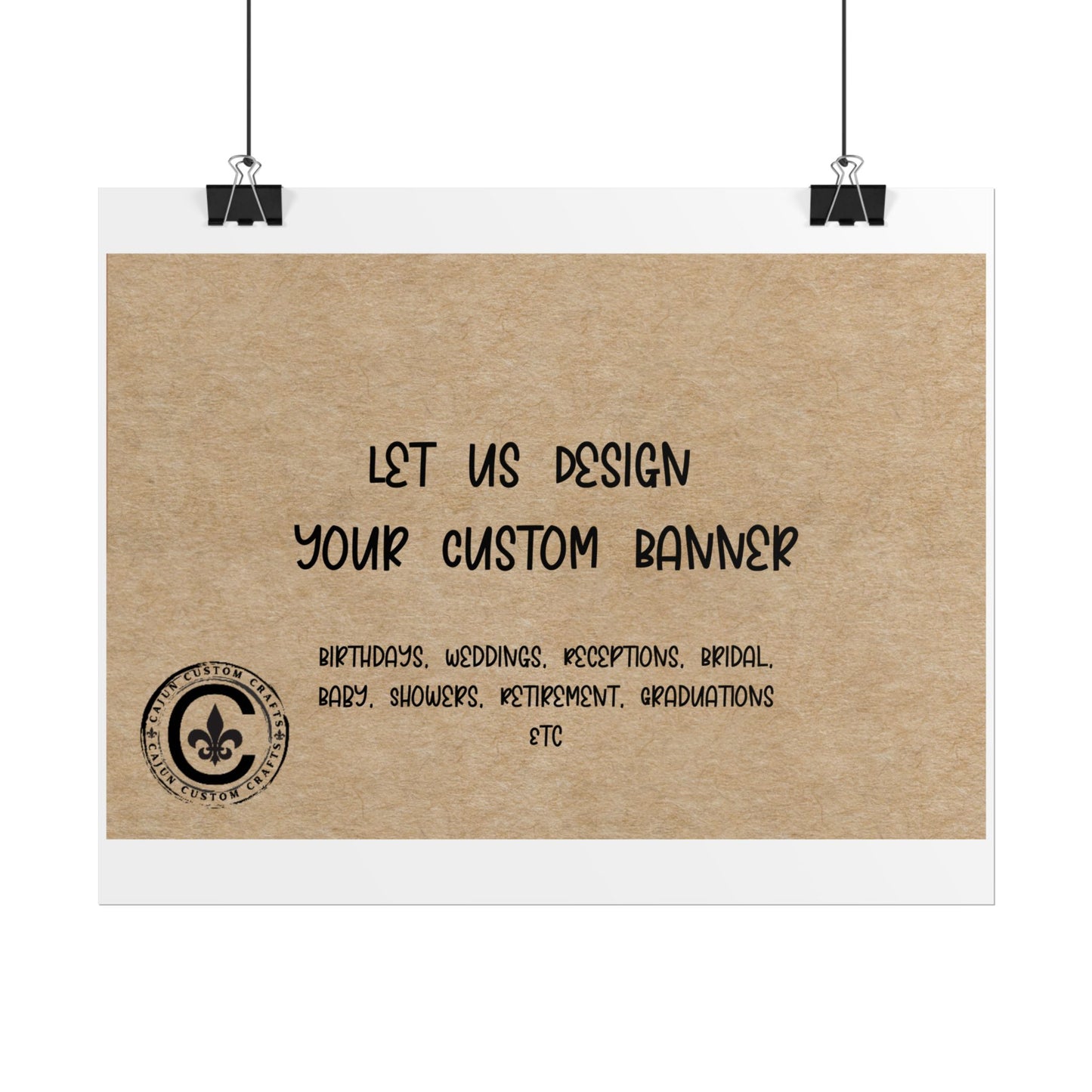 Personalized Rolled Banners for Weddings, Birthdays, Graduations, Celebrations, Unique Event Decor