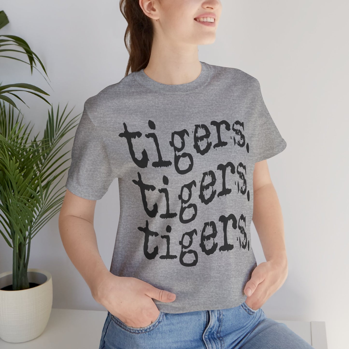 Tigers, Stacked, Tshirt, Unisex, Period, LSU