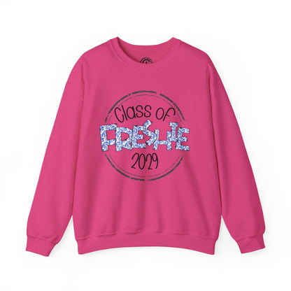 Class of 2029 Unisex Crewneck Sweatshirt, Freshman Gift, Class Sweatshirt, High School Apparel, Graduation Clothing, College Prep Fashion