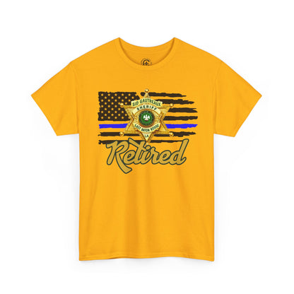 EBRSO Badge Retired Sheriff Heavy Cotton Tee, Unisex Tee, Law Enforcement Gift, Retirement Celebration T-shirt