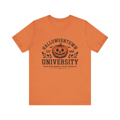 Halloween Pumpkin University Tee, spooky, fall
