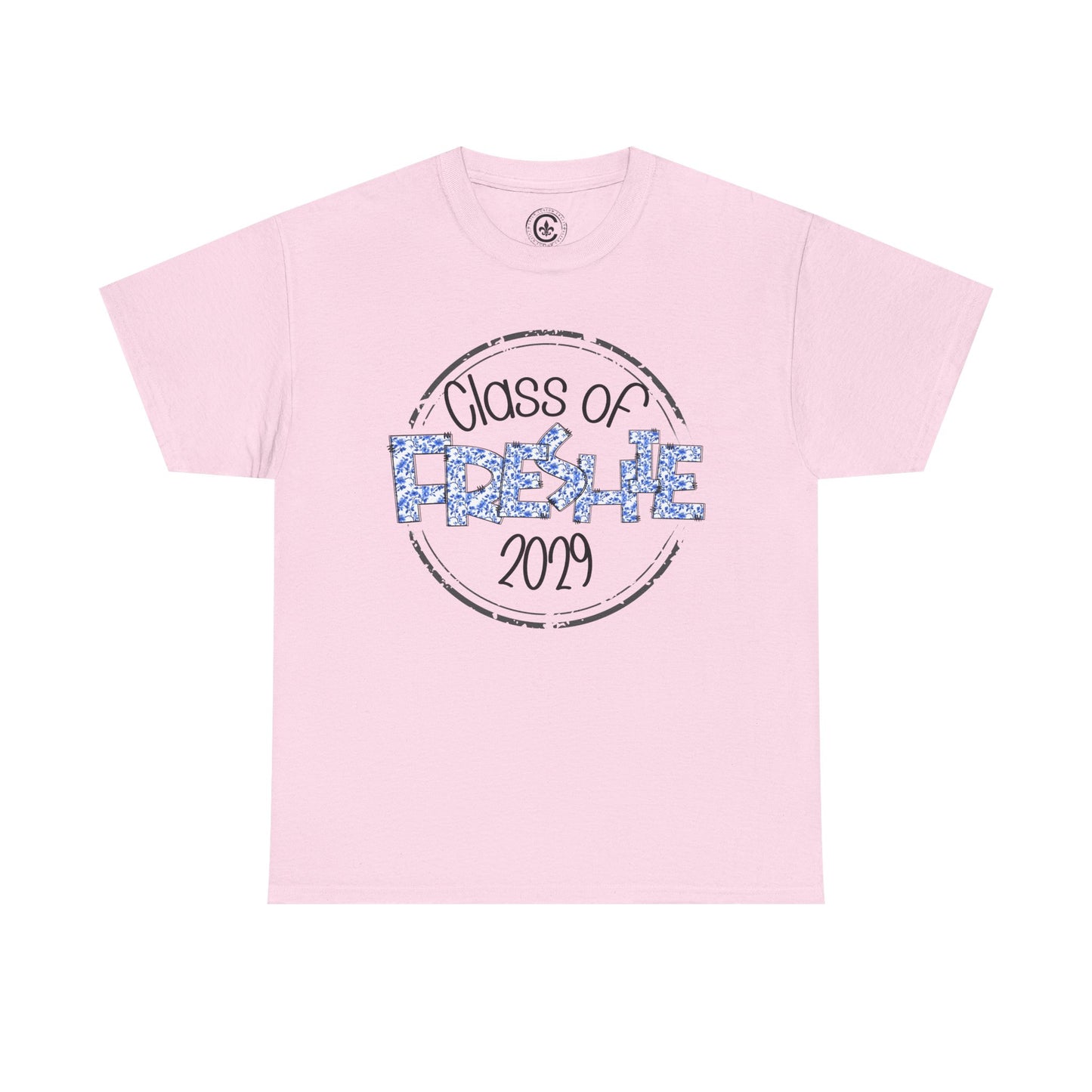 Freshie Class of 2029 Heavy Cotton Tee, Graduation Shirt, Unisex T-Shirt, School Spirit Wear, Freshman Celebration