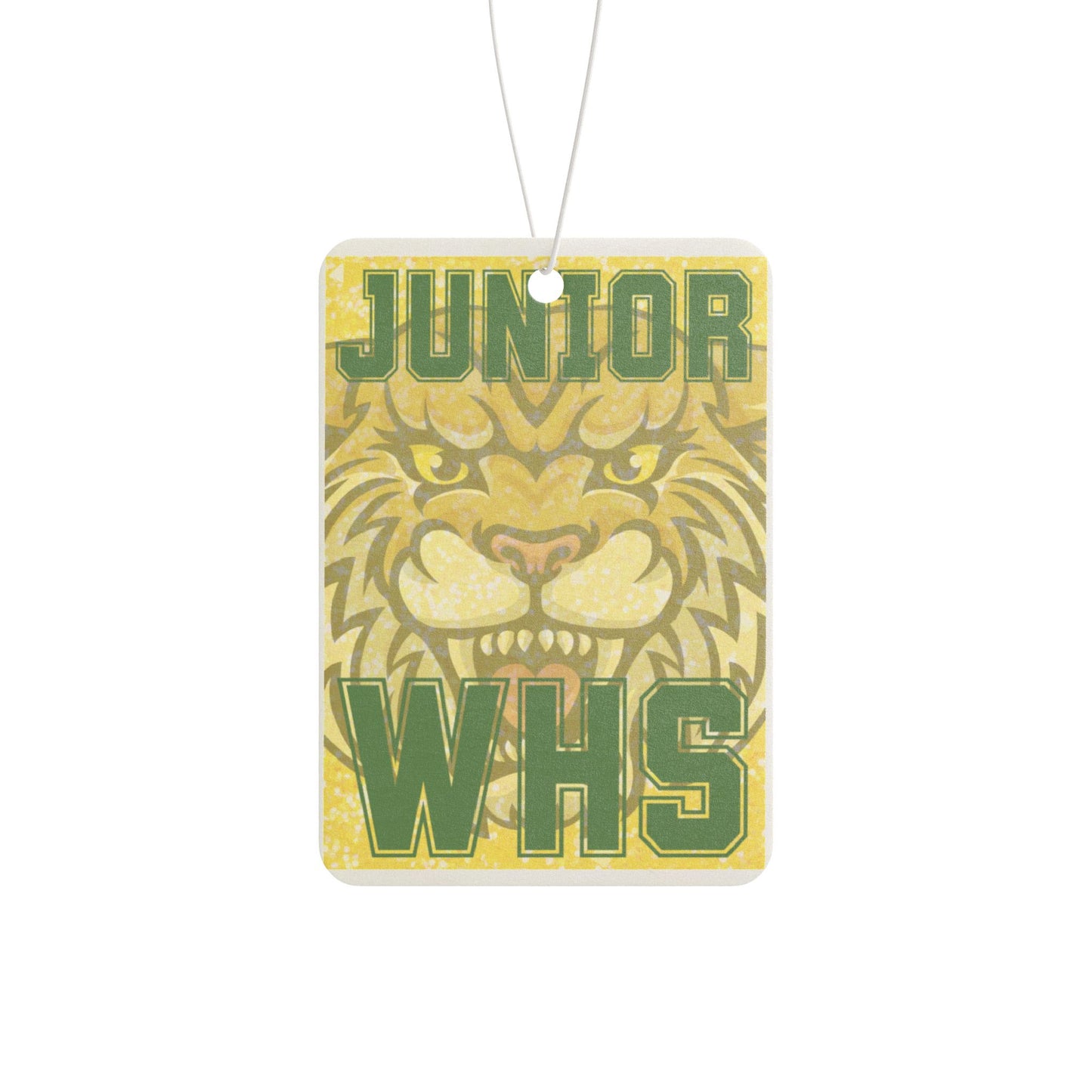 Personalized Junior WHS Wildcat Car Air Freshener, High School Spirit, Car Decor, Gift for Students, Aromatic Freshener, Unique School Pride