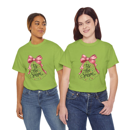 Festive Holiday T-Shirt: 'Tis the Season Tee, Christmas Gift, Family Gatherings, Winter Celebrations, Casual Holiday Wear