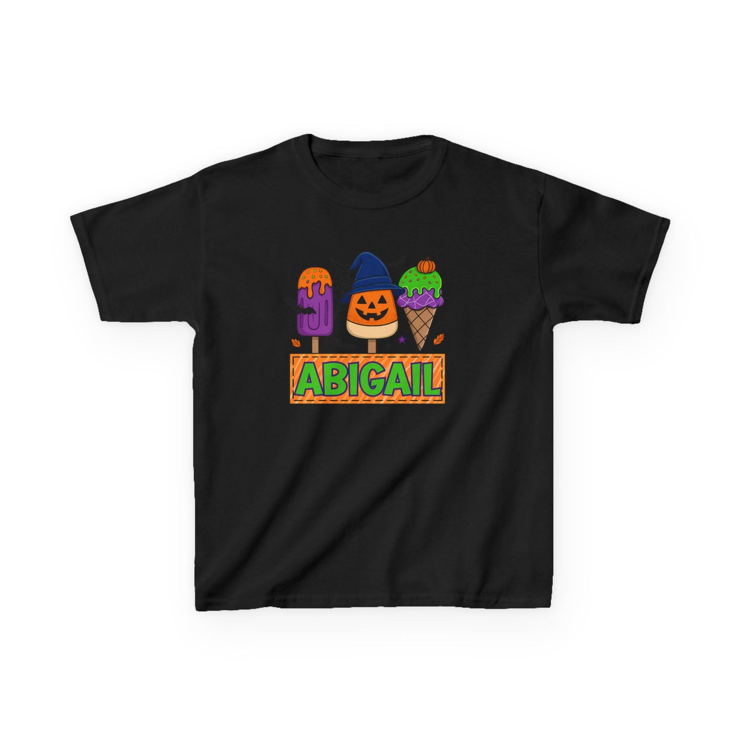Personalized Kids Halloween Tee, Spooky T-Shirt, Custom Name Shirt, Fun Fall Apparel, Kids Costume Top, Halloween Gift Idea, Trick or Treat Wear