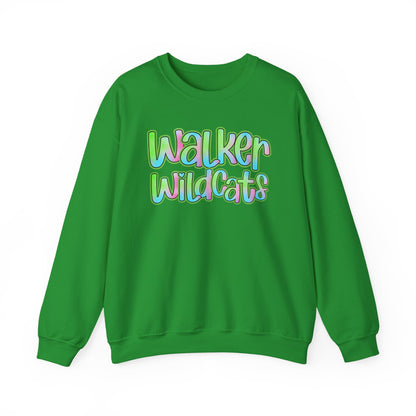 Walker Wildcats Crewneck Sweatshirt, Cozy Unisex Sweatshirt, Perfect Gift for Birthdays, Casual Wear, Wildcat Theme Apparel, Walker, La WHS, WJH