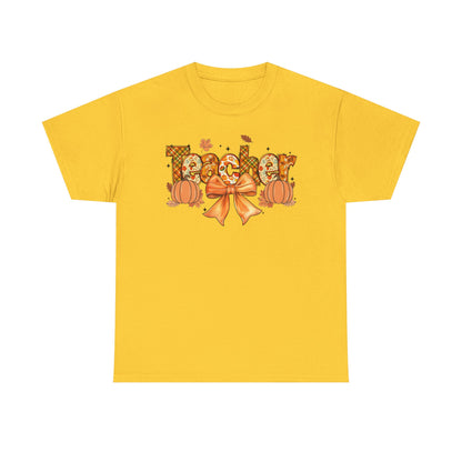 Charming Teacher Tee: Fall Vibes, Unisex Cotton Shirt, Perfect Gift for Educators, Halloween, Thanksgiving, Back to School