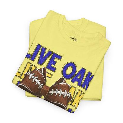 Live Oak Eagles Football Tee, Unisex Cotton Shirt, Sports Fan Apparel, Game Day Outfit, Team Spirit Clothing