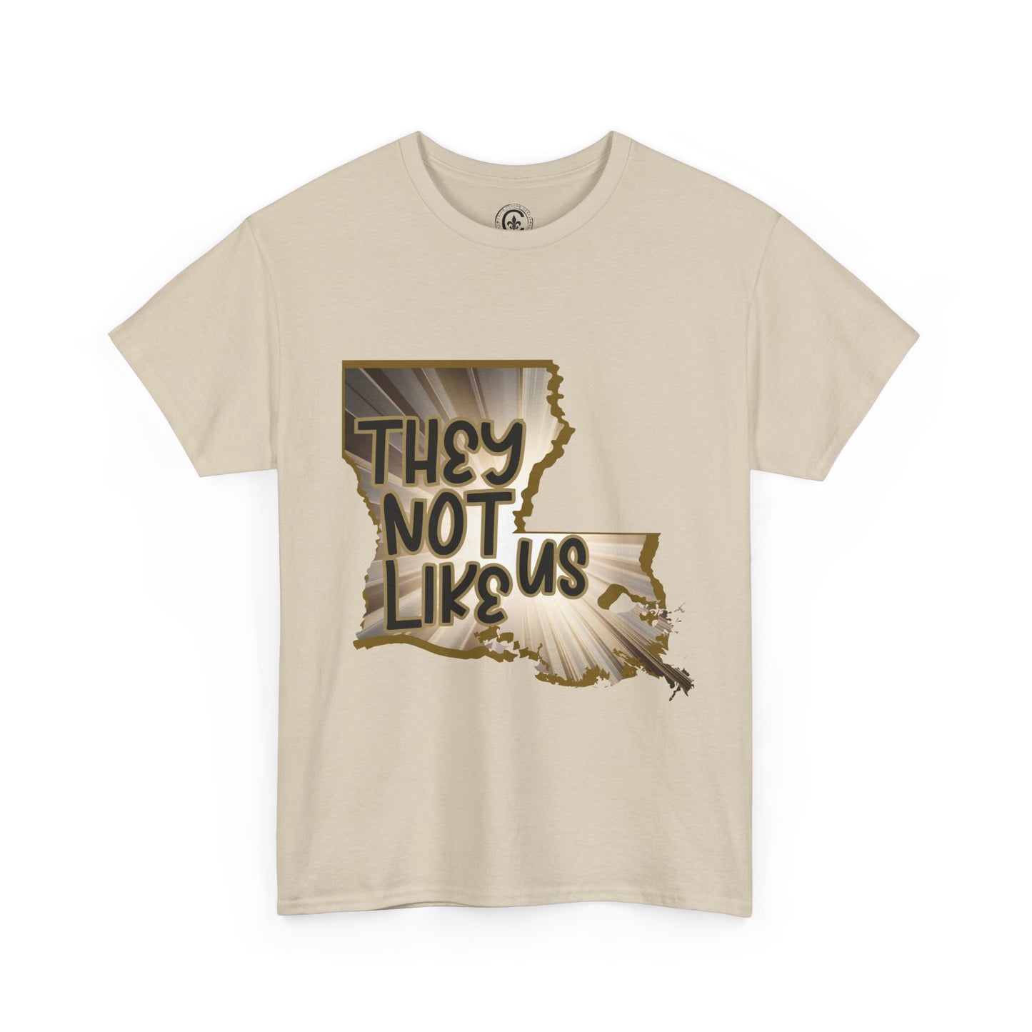 Louisiana Pride Unisex Heavy Cotton Tee | They Not Like Us, Southern Statement Shirt, Gift for Locals, Casual Wear, Streetwear