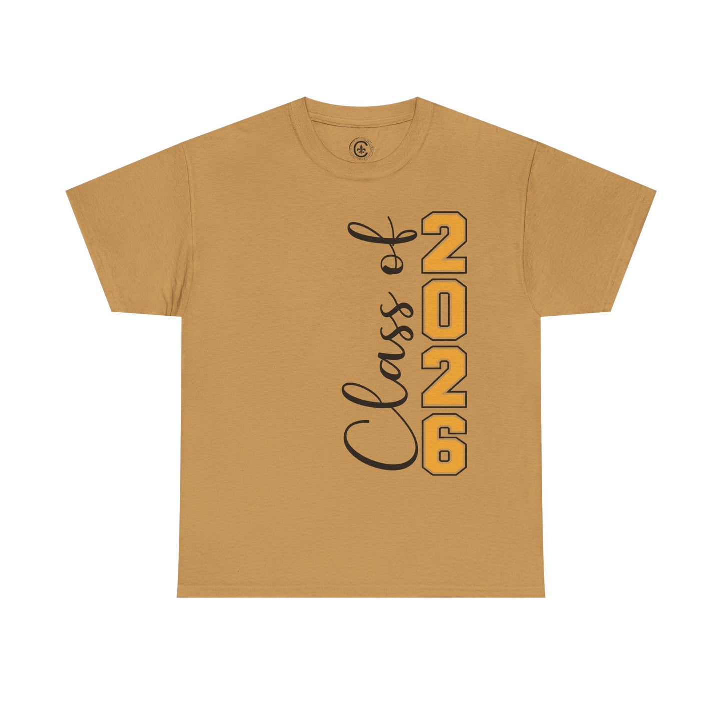 Class of 2026 Unisex Heavy Cotton Tee, Graduation Gift, School Spirit Shirt, Senior Tee, Casual Wear