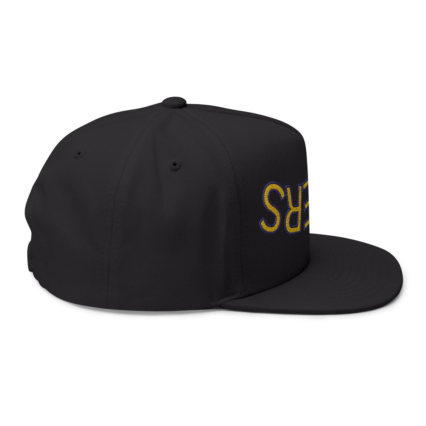 Tigers Embroidered Flat Bill Cap with 'TIGERS' Design, Trendy Snapback Hat, Sports Fan Gear, Casual Wear, Unique Gift for Him/Her