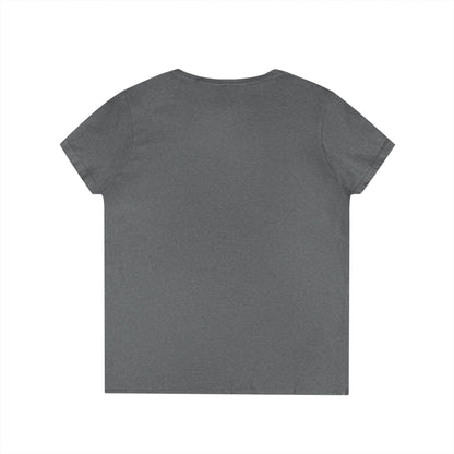 Vibrant Graphic Tee, Ladies' V-Neck T-Shirt, Fun Casual Wear, Perfect for Gifts, Everyday Style, BISH I'M FROM Louisiana
