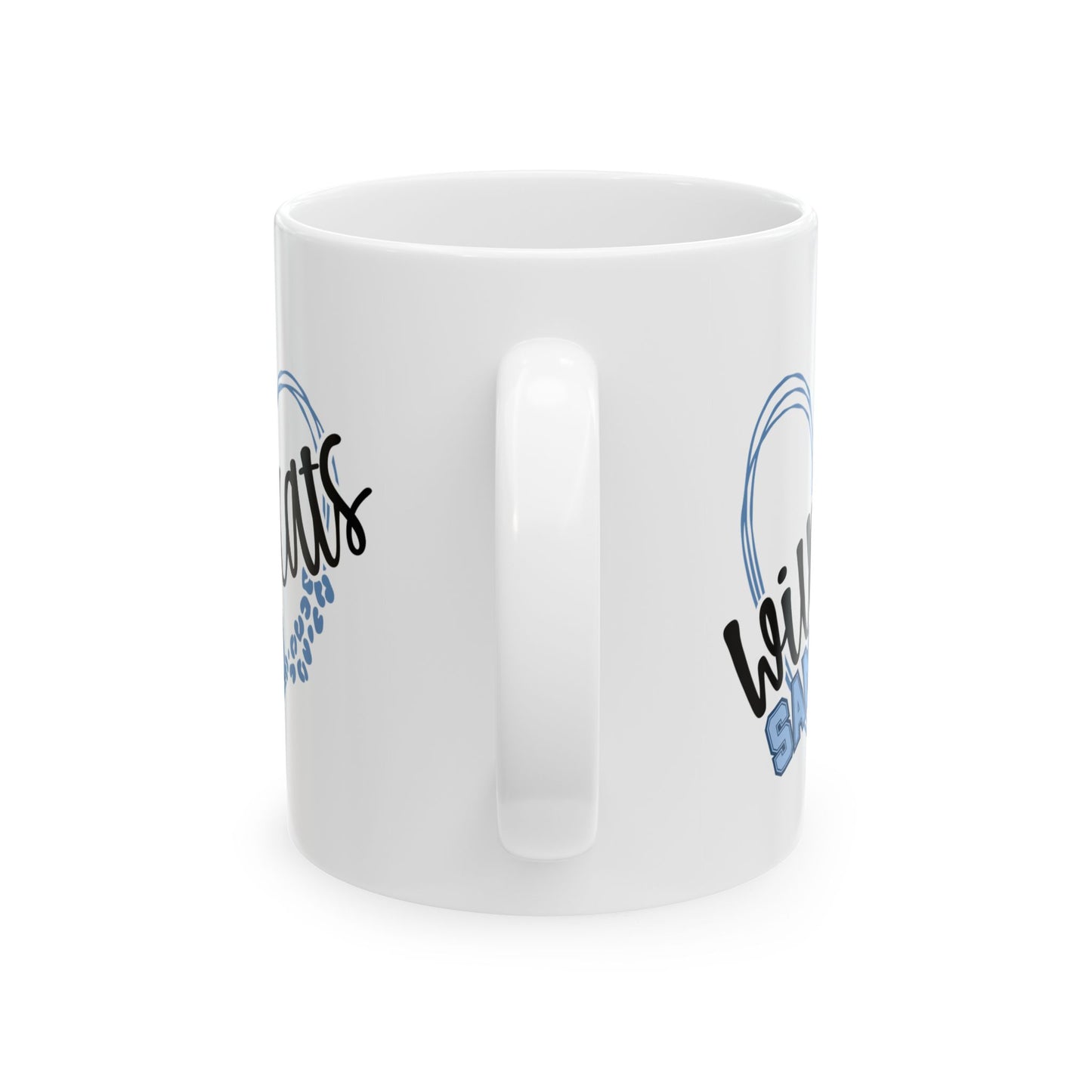 SAMS Wildcats Ceramic Mug - Cute Coffee Cup for St Amant Middle School