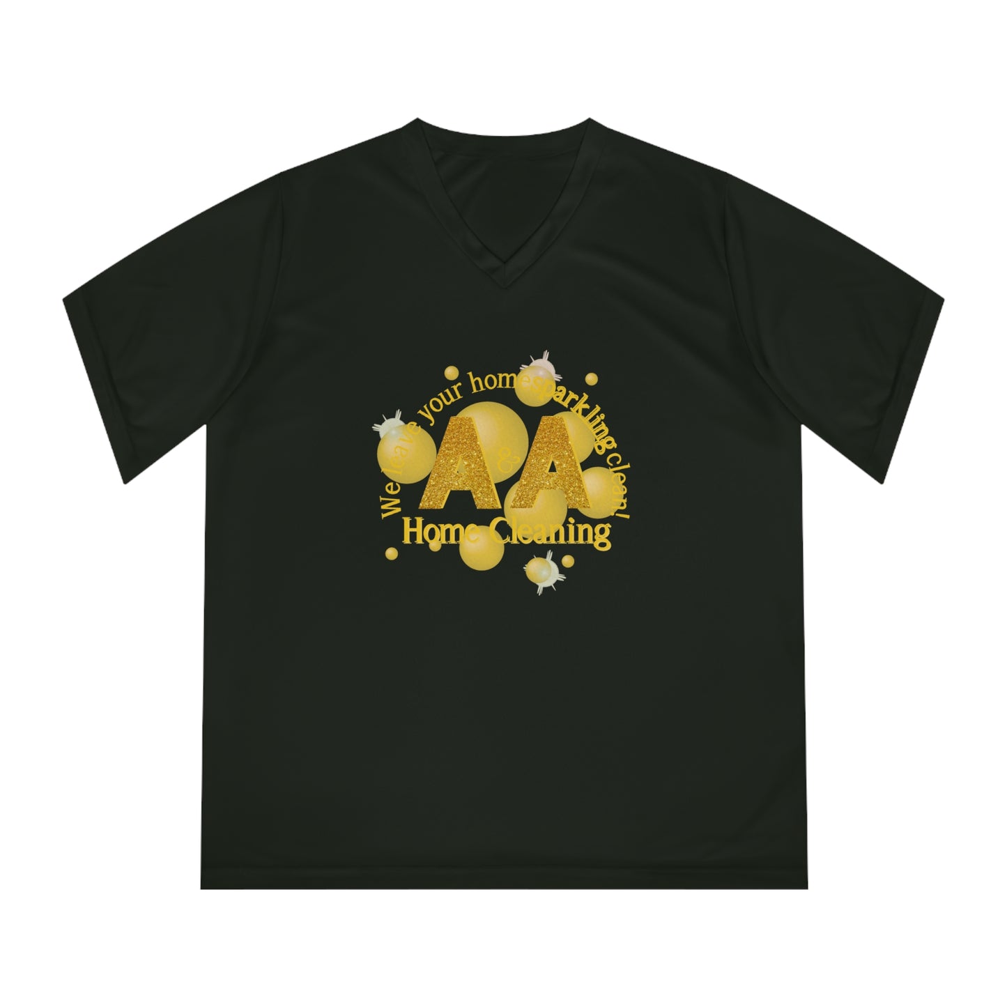 A&A, Yellow Logo on a 3rd V neck, Team365