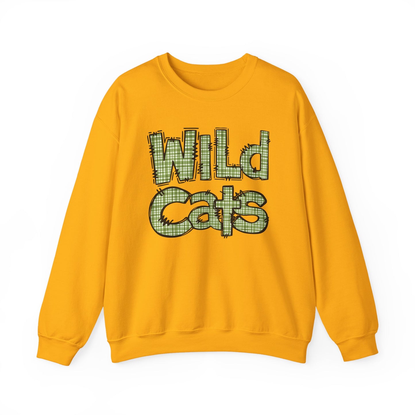 Wild Cats Crewneck Sweatshirt, Cozy Unisex Sweatshirt, Perfect Gift for Birthdays, Casual Wear, Wildcat Theme Apparel, Walker, La WHS, WJH