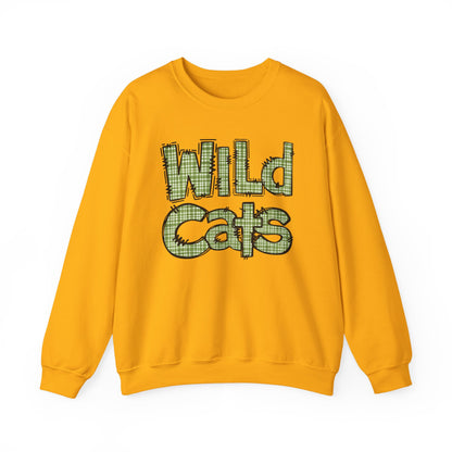 Wild Cats Crewneck Sweatshirt, Cozy Unisex Sweatshirt, Perfect Gift for Birthdays, Casual Wear, Wildcat Theme Apparel, Walker, La WHS, WJH