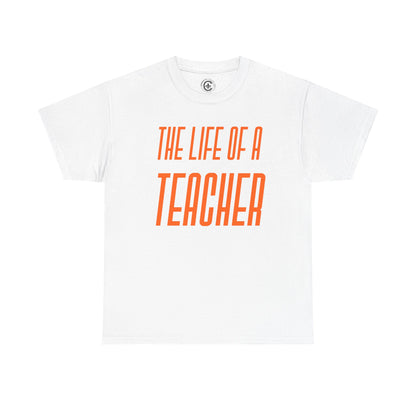 The life of a Teacher  Tee - Unisex Heavy Cotton T-Shirt, Music Teacher Gift, Music Lover Shirt, TS12 12 Swiftie