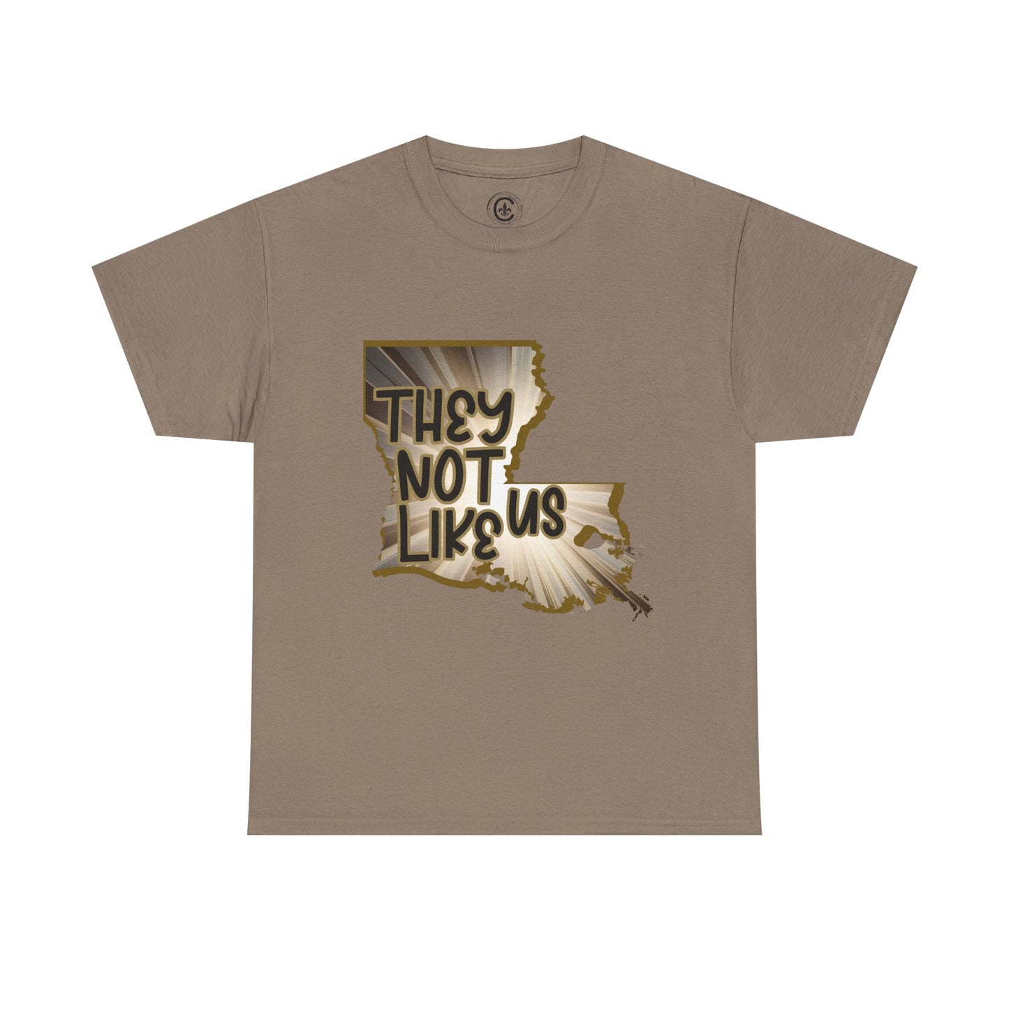Louisiana Pride Unisex Heavy Cotton Tee | They Not Like Us, Southern Statement Shirt, Gift for Locals, Casual Wear, Streetwear