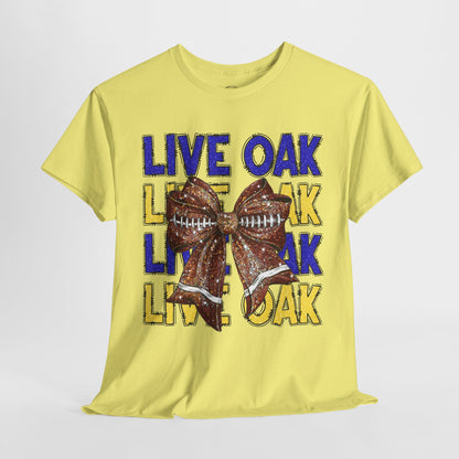 Live Oak Eagles Football Tee, Unisex Cotton Shirt, Sports Fan Apparel, Game Day Outfit, Team Spirit Clothing