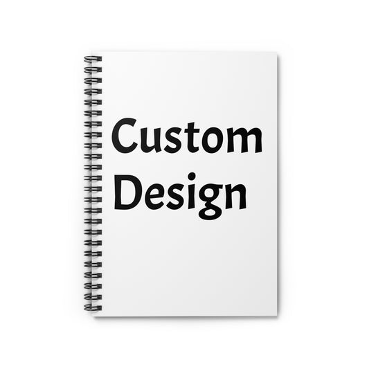 Personalized Custom Spiral Notebook - Ruled Line, Journal, Gift for Students, Stationery, Creative Notepad