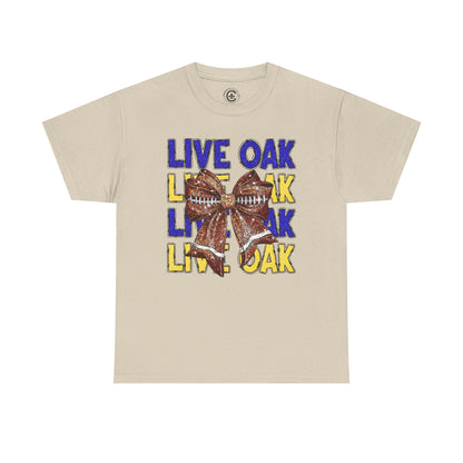 Live Oak Eagles Football Tee, Unisex Cotton Shirt, Sports Fan Apparel, Game Day Outfit, Team Spirit Clothing