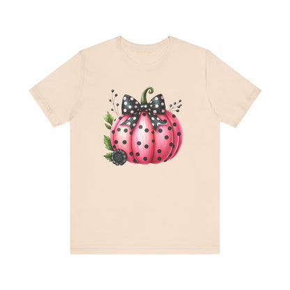 Pink, Black, Dot, Pumpkin, Breast Cancer Month, Halloween, Pink Halloween, Fun, Cute, Stylish