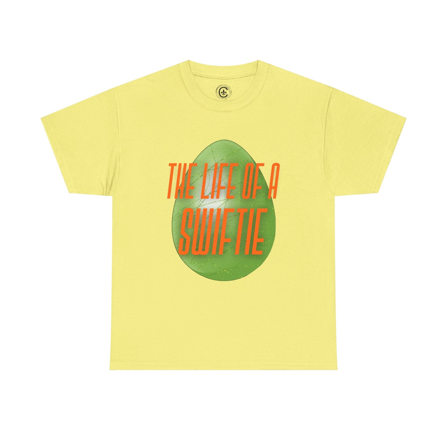 The life of a Swiftie with a green glitter easter egg - Unisex Heavy Cotton T-Shirt Music Lover Shirt, TS12 12 Swiftie