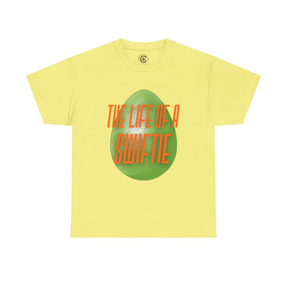 The life of a Swiftie with a green glitter easter egg - Unisex Heavy Cotton T-Shirt Music Lover Shirt, TS12 12 Swiftie