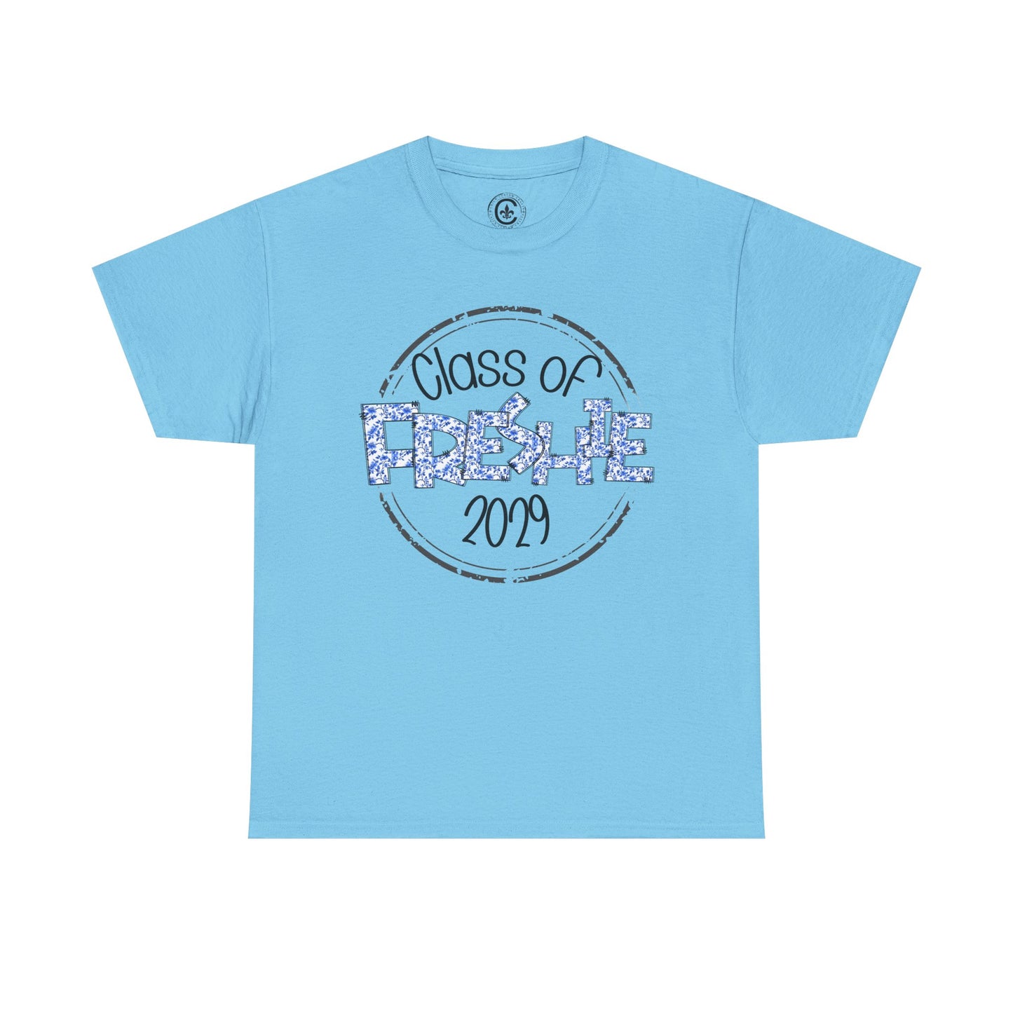 Freshie Class of 2029 Heavy Cotton Tee, Graduation Shirt, Unisex T-Shirt, School Spirit Wear, Freshman Celebration