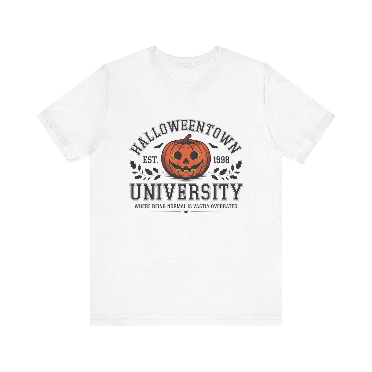 Halloween Pumpkin University Tee, spooky, fall
