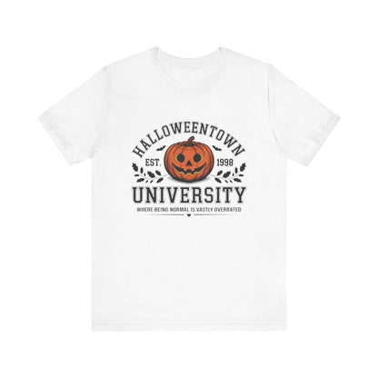 Halloween Pumpkin University Tee, spooky, fall