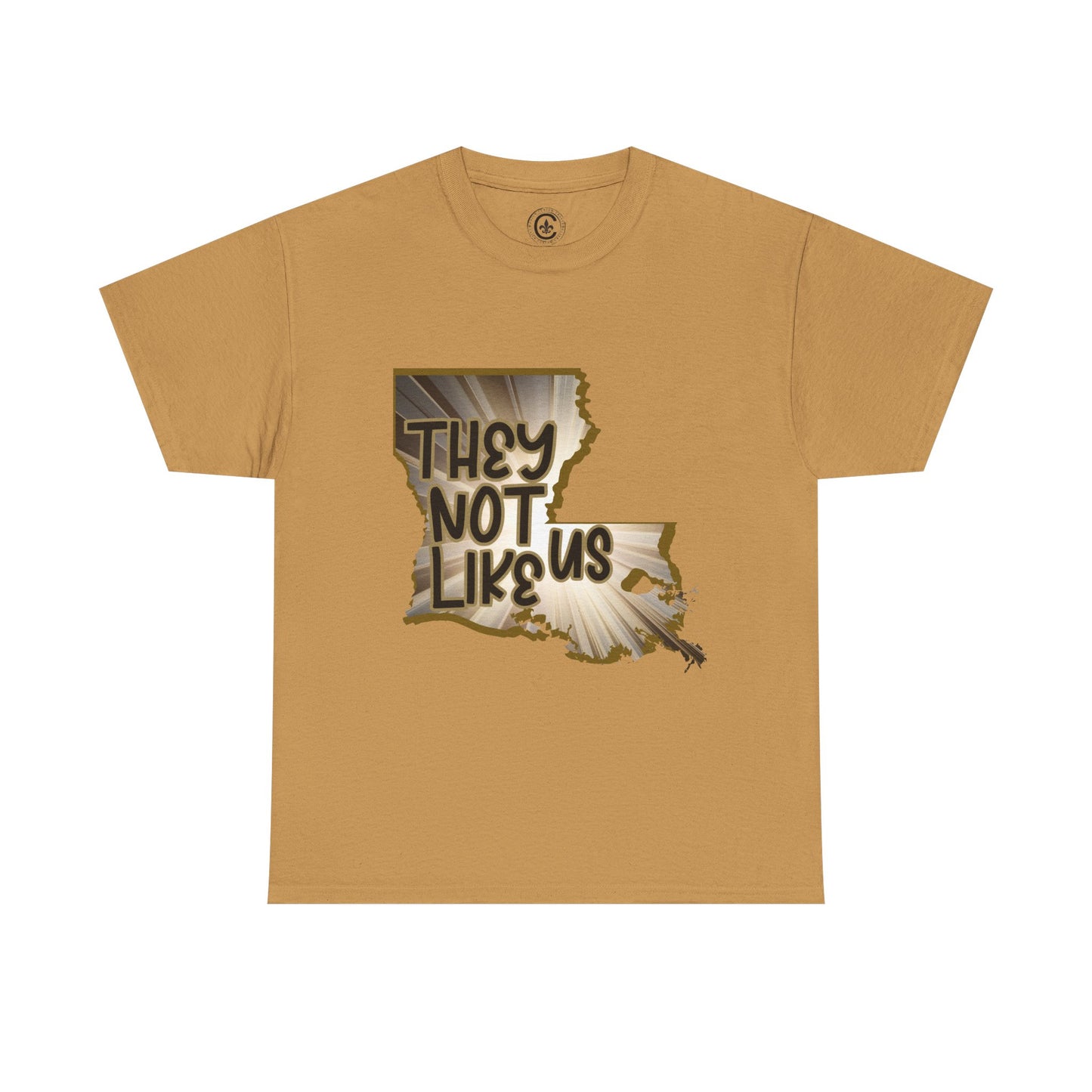 Louisiana Pride Unisex Heavy Cotton Tee | They Not Like Us, Southern Statement Shirt, Gift for Locals, Casual Wear, Streetwear