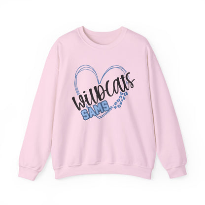 SAMS Wildcats Crewneck Sweatshirt with Heart Design, Comfortable Unisex Sweatshirt, Perfect Gift for School Spirit, Cozy Casual Wear, Great [...]