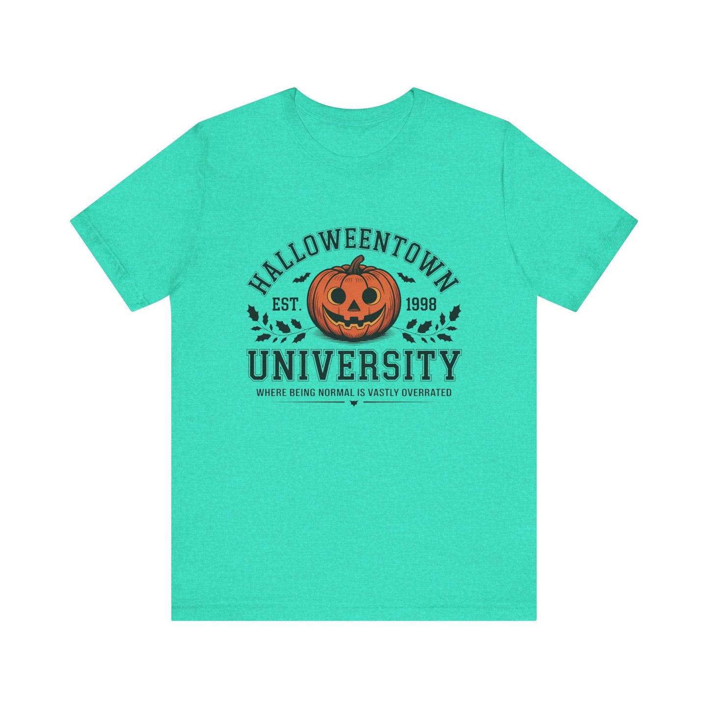 Halloween Pumpkin University Tee, spooky, fall