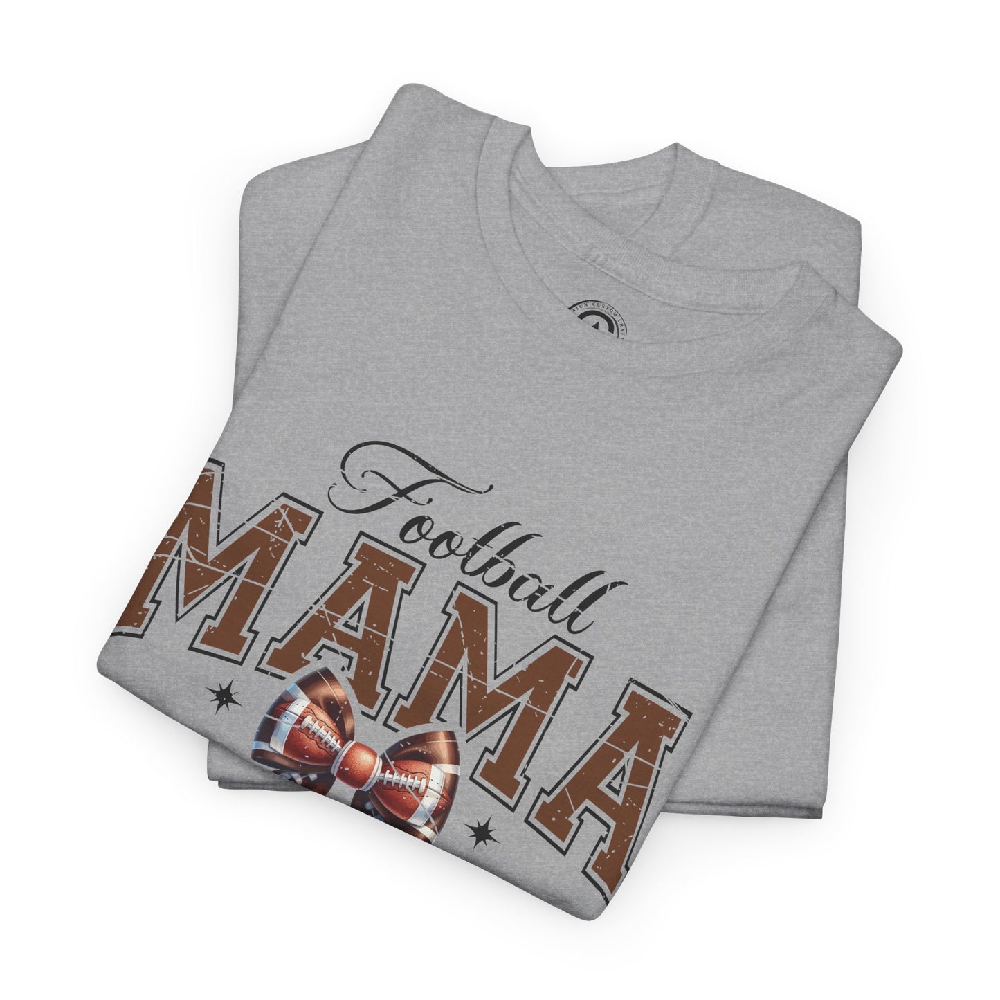 Football Mama Unisex Heavy Cotton Tee | Perfect for Game Day, Sports Events, Gifts for Moms, Casual Wear, Tailgate Parties