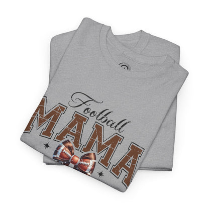 Football Mama Unisex Heavy Cotton Tee | Perfect for Game Day, Sports Events, Gifts for Moms, Casual Wear, Tailgate Parties