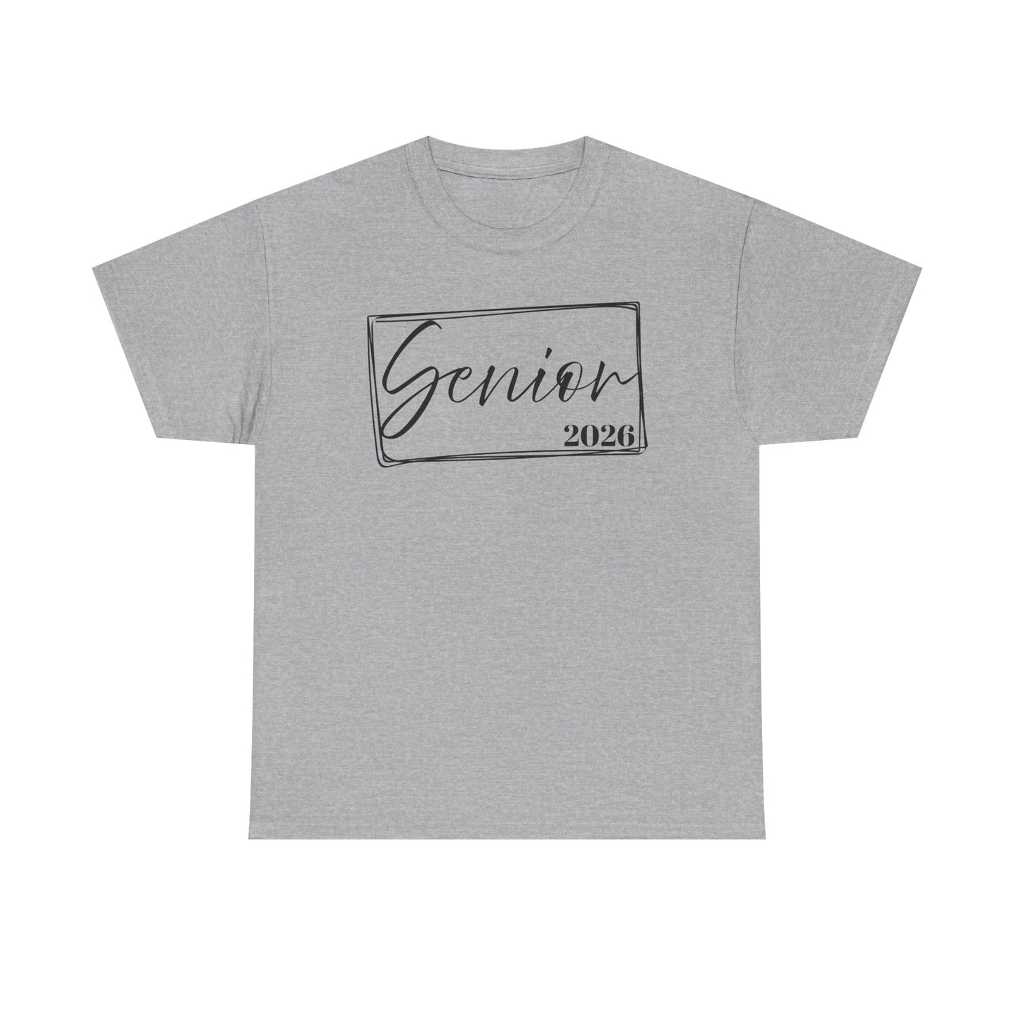 Senior 2026 Unisex Heavy Cotton Tee, Back to School Shirt, Teacher Gift, Kids Clothing, Classroom Style, Educational Apparel