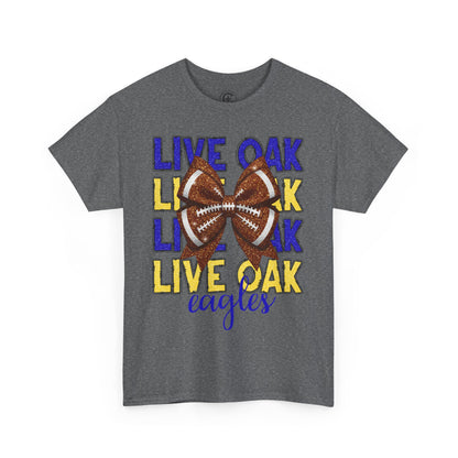 Live Oak Eagles Football Tee, Unisex Cotton Shirt, Sports Fan Apparel, Game Day Outfit, Team Spirit Clothing