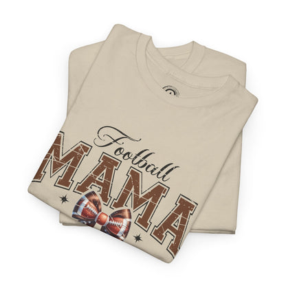 Football Mama Unisex Heavy Cotton Tee | Perfect for Game Day, Sports Events, Gifts for Moms, Casual Wear, Tailgate Parties